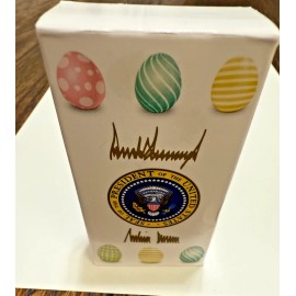 White House Presidential Seal President Trump & Melania Signature -M&M Candy Box