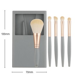 Easy-taken Travel Makeup Brush Set,Makeup Brushes Travel Set - Eyeshadow & Eye Shadow Brushes, Complete Function Cosmetic Brushes Kit(blue)