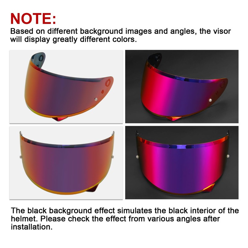 PSLER HJ-34P Visor - HJ-34P Visor Tinted C10 Helmet Visor
