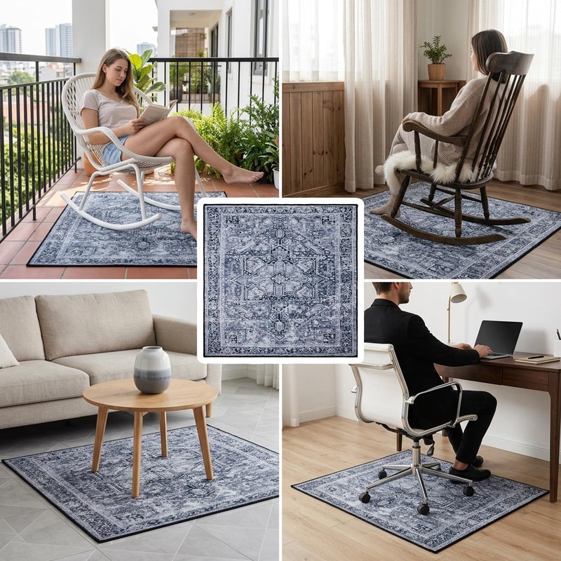 1 Pcs Non Slip Recliner Chair Mat for Hardwood Floors