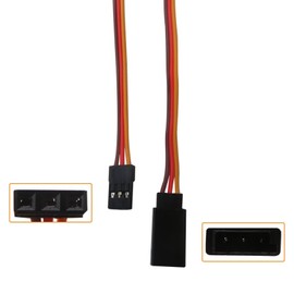 Huoptl 10pc 200MM Servo Extension Male to Female Lead Wire Cable for 3 pin servo Connector Cable (20cm 30core)