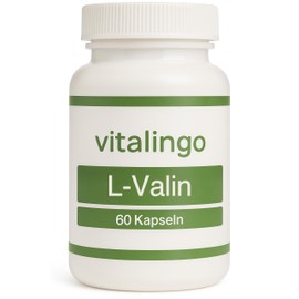 L-Valine Capsules - 60 Capsules of 500 mg