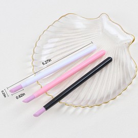 JERCLITY 9 Pieces Quartz Stone Nail File Cuticle Pusher Pen Peeling Dead Skin Cuticle Remover Pen Nail Buffer Pen for Nail Art