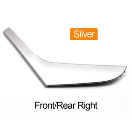 Fouedy Interior Car Front Rear Left Right Door Handle Cover Panel Trim Replacement for VW Golf 6 Sedan GTI MK6 2009-2014 (Silver Right)