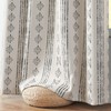 jinchan 100% Blackout Boho Curtains 63 Inch Length for Bedroom