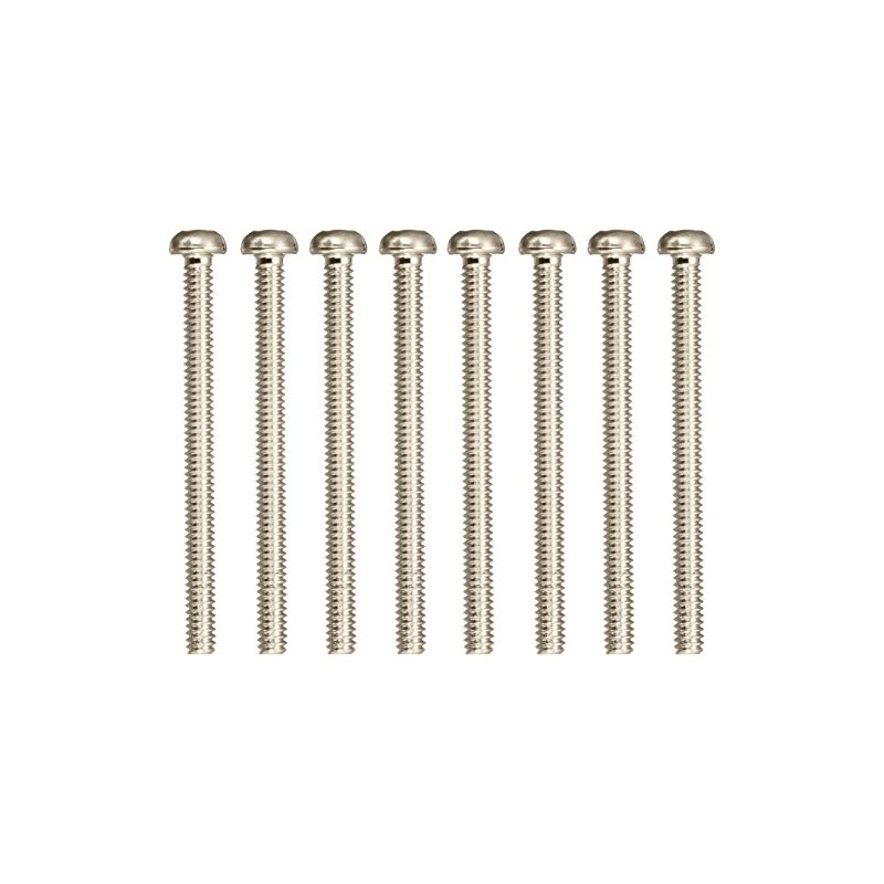 SCUD Humbucker Mounting Screws, Inch Size, 8P Chrome W-HPC