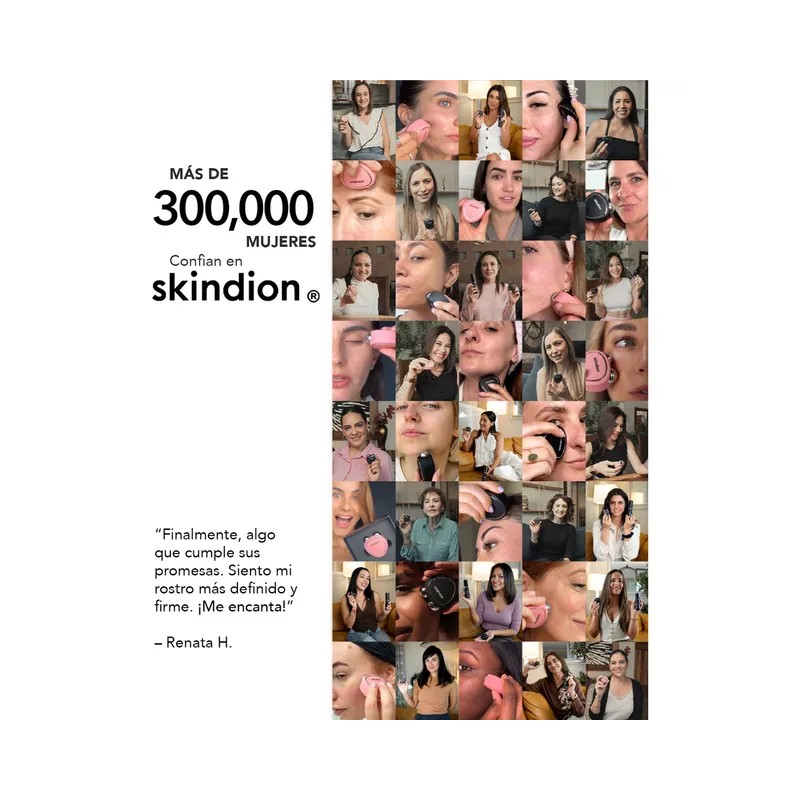 Skindion Rejuvenecimiento y Lifting Facial con Microcorriente Antiarrugas