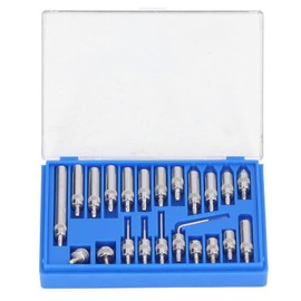 Threaded Point Tip Set, 22Pcs Dial Indicator Points Carbide Probe Test End Tips Indicator Accessory Set with Storage Box 4?48, Dial Indicators