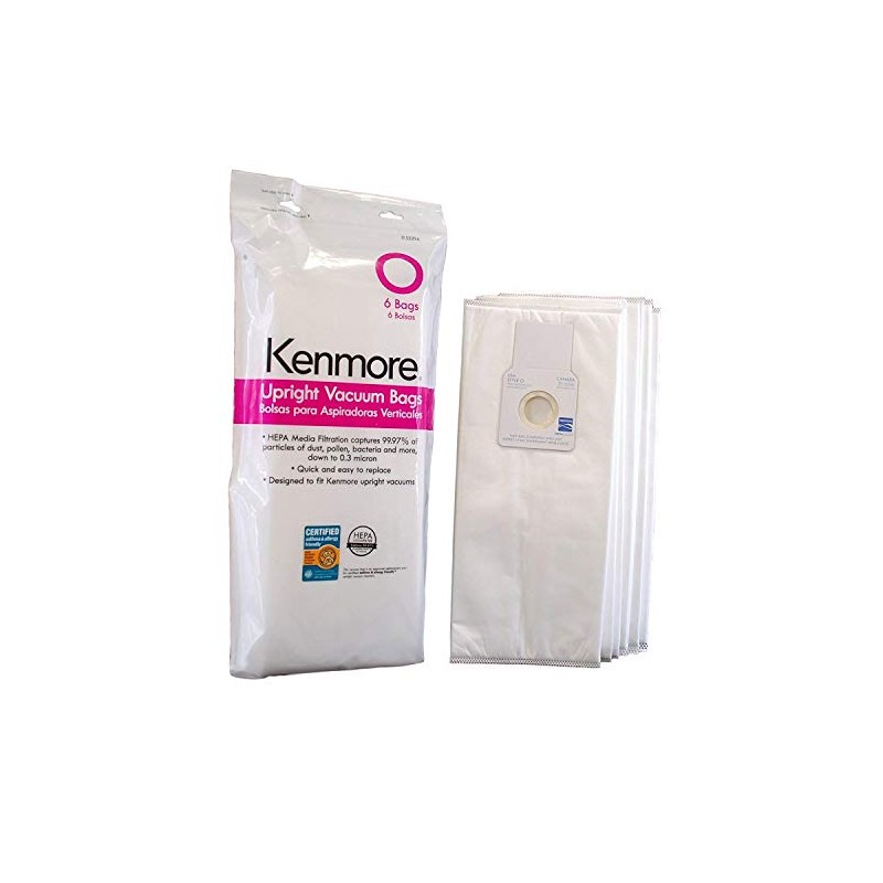 Kenmore 53294 6 Pack Type O HEPA Vacuum Bags for