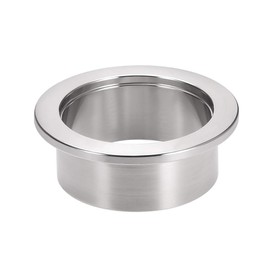 sourcing map KF40 304 Stainless Steel 20 mm / 0.78 Inch Height Diameter Vacuum Pipe Welding on Ferrule