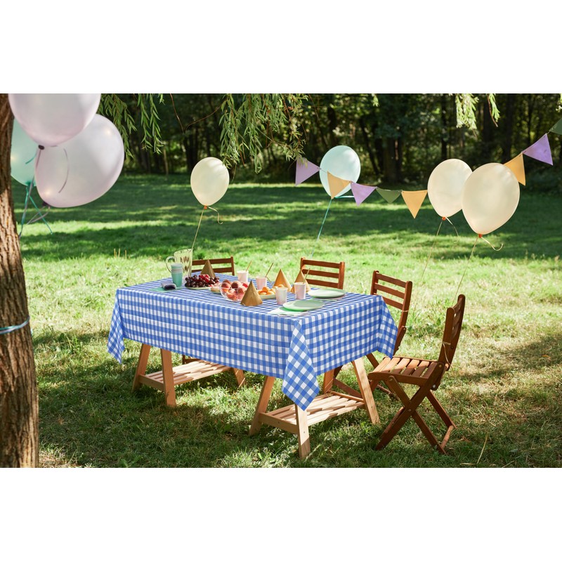 Utopia Kitchen Plastic Table Cloth Disposable (12 Pack - 54x108