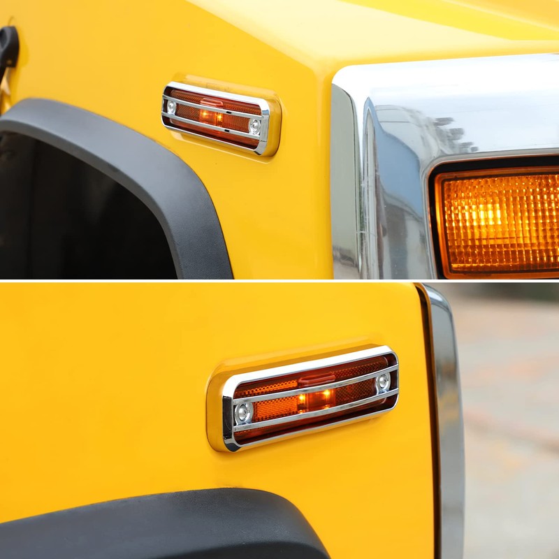 Chrome Plated Side Marker Guard Trim Protector Exterior Accessories for
