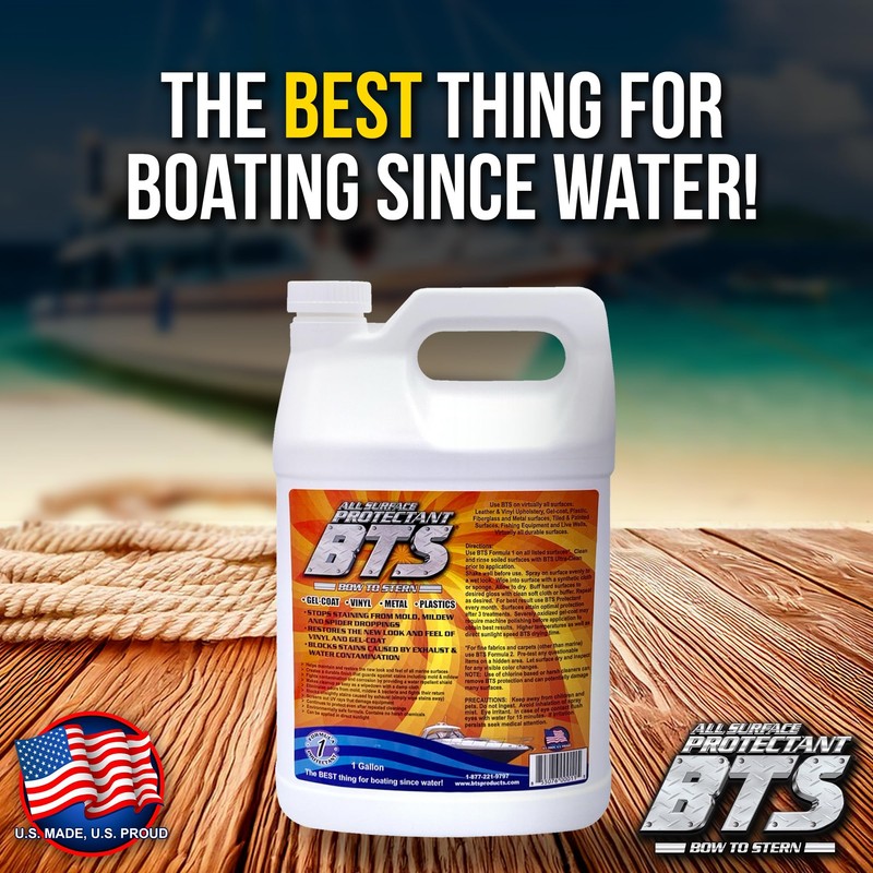 Bow To Stern BTS Marine Multi-Surface UV Protection Boat Spray
