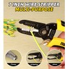 DOWELL 10-22 AWG Wire Stripper Cutter Wire Stripping Tool And