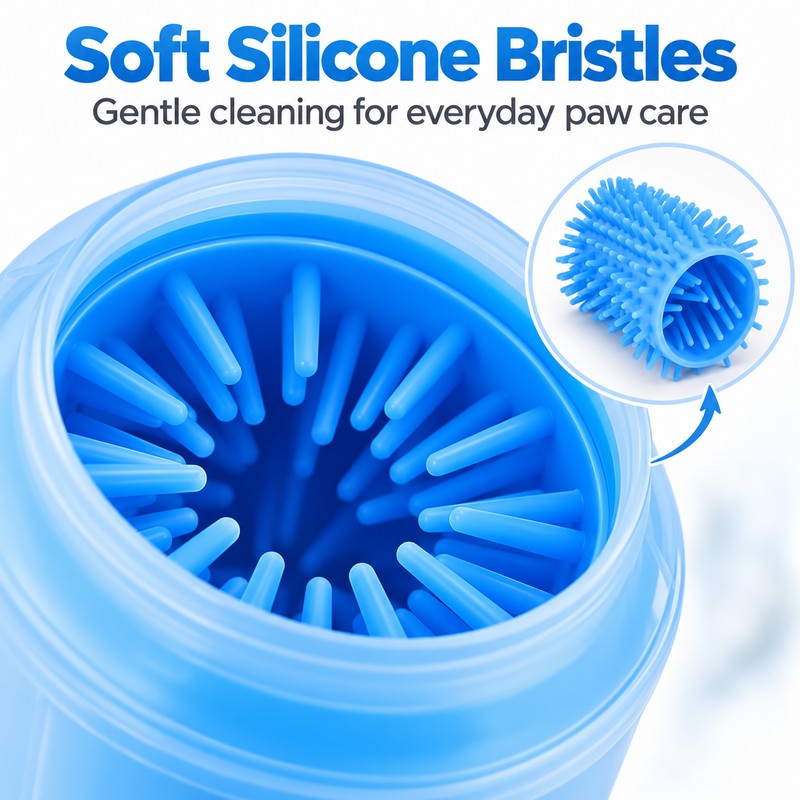 Dog Paw Cleaner Cup for Muddy Paws – Soft Silicone