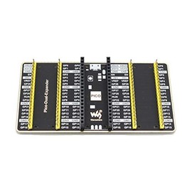 Coolwell Dual GPIO Expander for Raspberry Pi Pico Board, Two Sets of Male Headers for Directly Connecting Expansion Modules