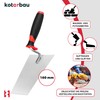 KOTARBAU® Stainless Steel Trapezoidal Trowel 160 mm x 70 mm