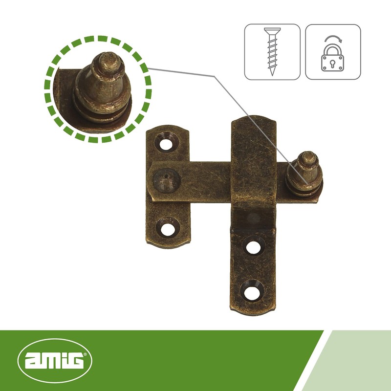 Amig - Shutter Shutter with Flap | Security Lock for