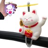 自転車 ライト 招き猫 猫 自転車用ベル 自転車ヘッドライト 漫画 ぽっちゃり ネコ ヘッド