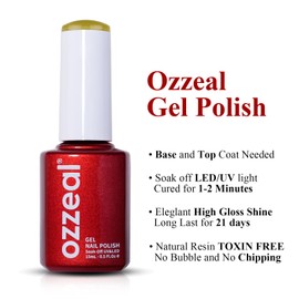 Ozzeal Gel Polish,1 Pcs 15ml Tan Yellow Gel Nail Polish Soak off LED UV Gel Nail Polish Art Starter Manicure Salon DIY Nail Gel Polish at Home for Girl Women
