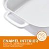 Stoneware Casserole With Lid - Rectangular Pan with Lid -