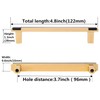 SYZOW 6 Pack Cabinet Handles Kitchen Cabinet Knobs Black and