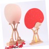 KONTONTY Round Fan Stand Traditional Chinese Style Fan Rack Easy