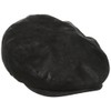Stetson Men's Weathered Leather Ivy Cap, Black, Medium