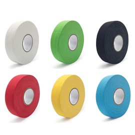 Oriental riverkit Hockey Stick Tape Anti Slip Cloth Ice Hockey Tape Wear-Resistant Waterproof Hockey Grip Tape, for Badminton Grip, Ping Pong Racket, Skipping Rope 2.5cm*25m (White)