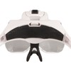 Head Mounted Magnifying Glass 2pcs LED Light Adjustable Rechargeable Headband