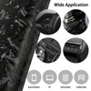Forged Carbon Fiber Wrap, Gloss Black Vinyl Wrap for Cars