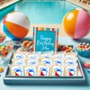 Beachball Theme Individualy Wrapped Printed Cookies 24 Pack Bulk