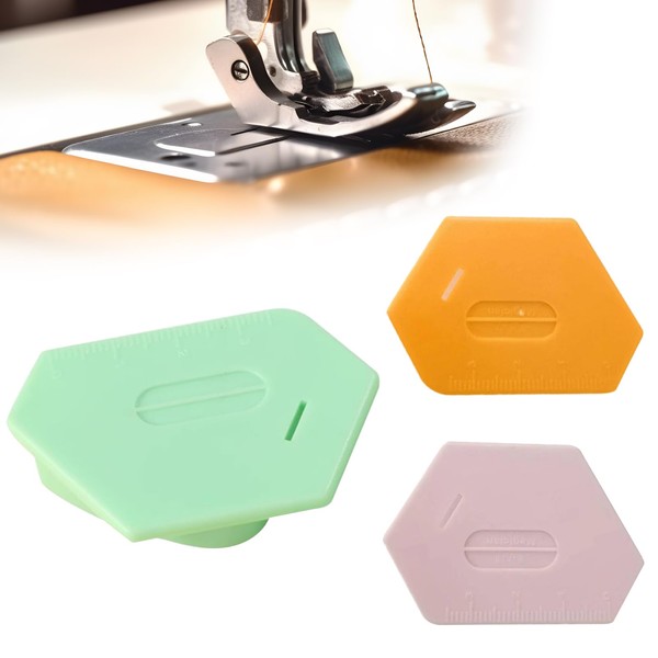 Magnetic Seam Guide for Sewing Machine, Multifunctional Polygonal Hemmer Guide