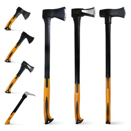 BOOMET Hatchet 500 g, Various Axes and Sets to Choose From, Splitting Axe, Efficient Wood Splitting with Fibreglass Handle for Firewood, Garden and Outdoor Use