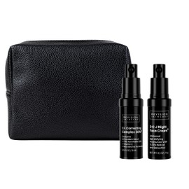 Revision Skincare Healthy Glow Power Duo, Vitamin C Serum and Retinol Night Cream Set for Brightening, Anti Aging, and Smoother Skin Texture