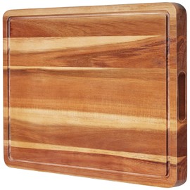 24 x 18 Inch XXL Countertop Cutting Boards - BEZIA Extra Large Chopping Board for Kitchen - Meat Cutting Board for BBQ - Turkey Carving Board - Extra Large Charcuterie Board with Handles, Juice Groove