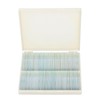 100pcs Microscope Slides Rounded Edge Plants Blank Microscope Slides for