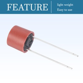 QUARKZMAN T6.3A 6.3A 250V Miniature Slow Blow x 10pcs Round Microelectric Instrument Fuse for Electronic Parts, [Red]