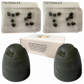 Cap Dome 4.0 XSmall for Phonak, 2 Pack/20 Domes, Genuine OEM Switzerland Hearing Domes by Sonova 054-0788 (2 Pack XSmall)