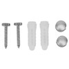 Space Aluminum Bathroom Shelf Punch Free Wall Mounted Floating Bathroom