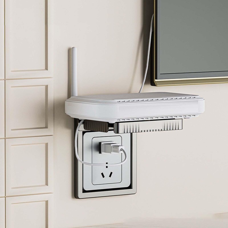Wall Shelf Organizer for Outlets - Wall Mounted Outlet Shelf