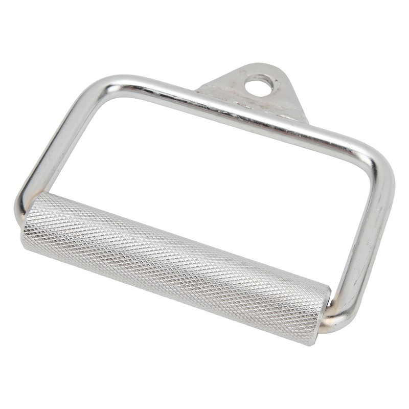 Cable Machine Handle Steel Knurled Fitness Hand Grip Pulldown Rowing
