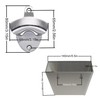 Outdoor Stainless Steel Beer Bottle Opener Wall Mounted with Cap