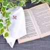 Monogrammed Handkerchiefs for Men - Soft Hankies for Men +