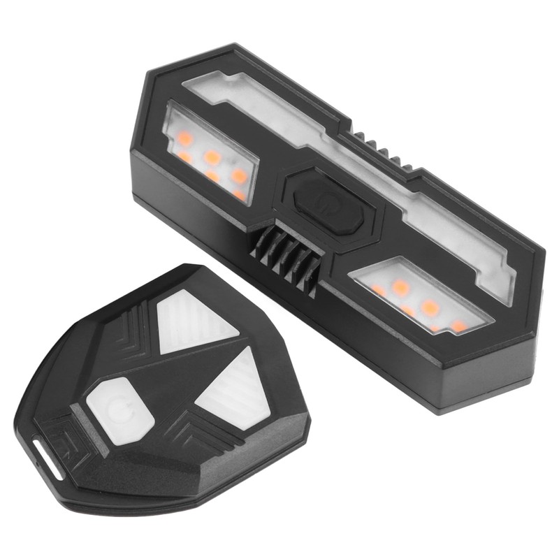Bike Tail Light Wireless Remote Control Safety Bicycle Night Riding