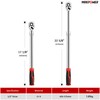 MAXPOWER 1/2-Inch Drive Extendable Ratchet Wrench, 1/2 Inch Drive Ratchet