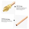 KICHOUSE 5pcs Copper Charging Kit for Fridge Service Access Valves