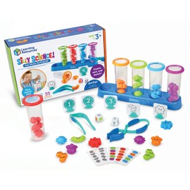 Learning Resources Fun Sciences - Fine Motor Skills Sorting Set, STEM Toys for Kids, Educational Toys, Preschool Fine Motor Skills Training, 55 Pieces, Medium