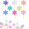 BEADNOVA Needle Threaders 25pcs Plastic Flower Head Sewing Needle Threader