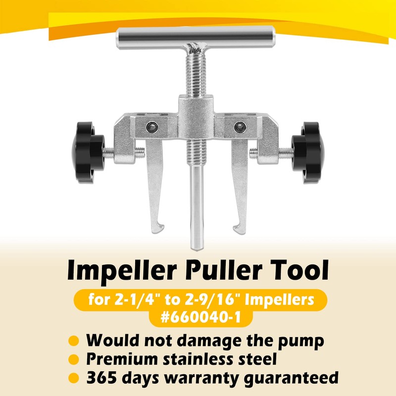 Bzumperyz 660040-1 Impeller Puller Tool for 2-1/4" to 2-9/16" Marine